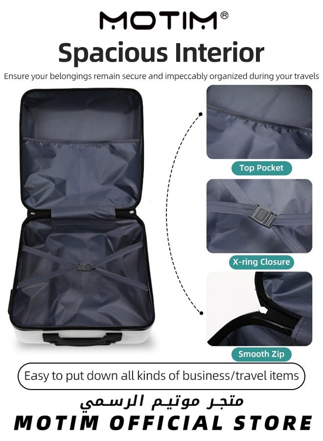 Motim Travel Luggage Carry-On Luggage Kid's Luggage 18 inch Small Luggage with Spinning Wheels Cartoon Suitcase - Image 4