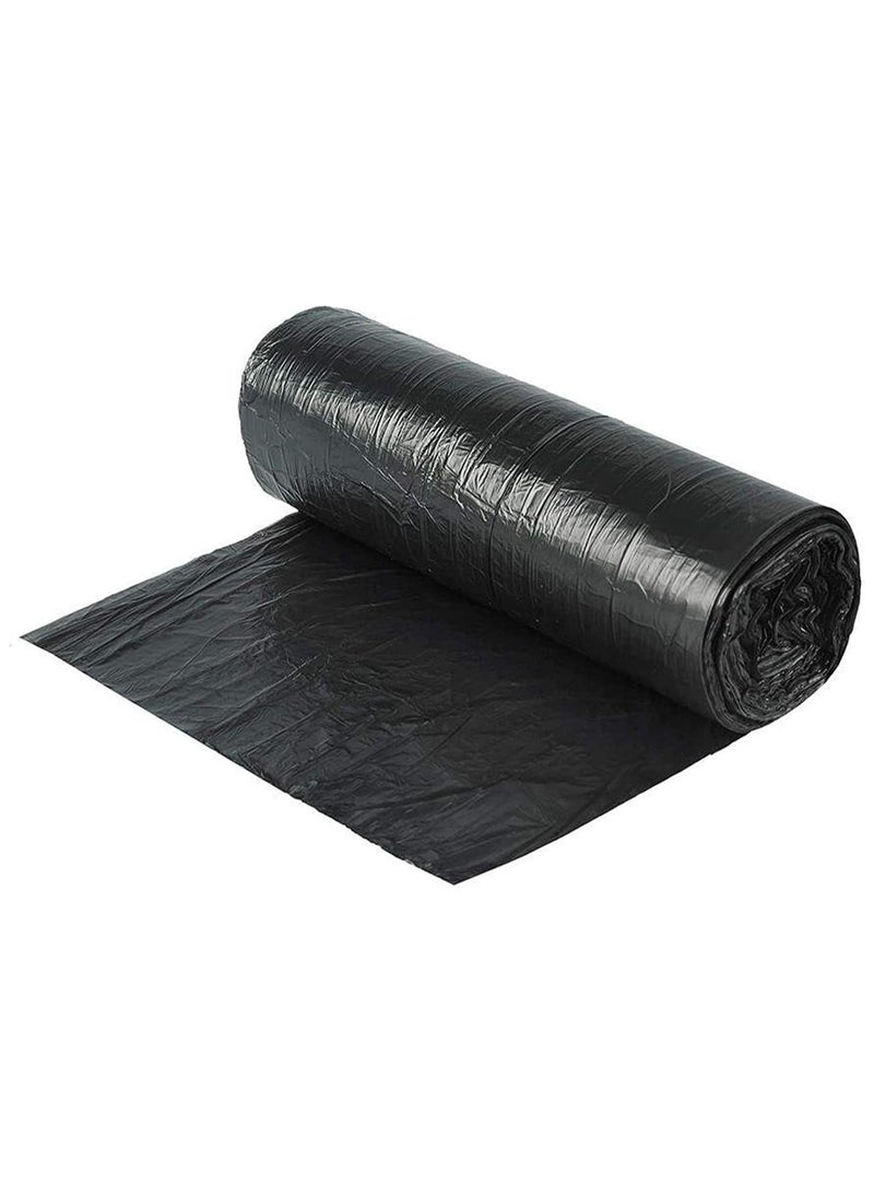 7 Pack Black Heavy Duty Garbage Bags (90 Gallons)  - Image 1
