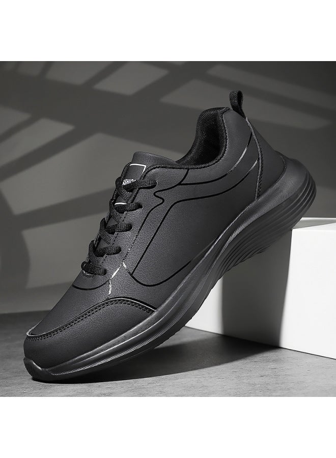 Spring And Autumn Large Size Men's Shoes 45 Casual 46 Sports 47 Extra Wide 48 Running Waterproof Black Shoes Men's Trendy Brand