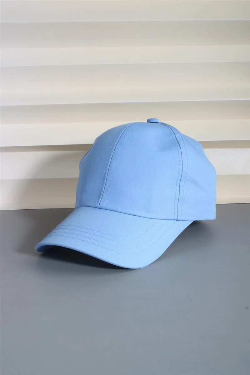 كابيلو Blue Sports Hat Unisex Adjustable Back Velcro 24SAPKADUZ