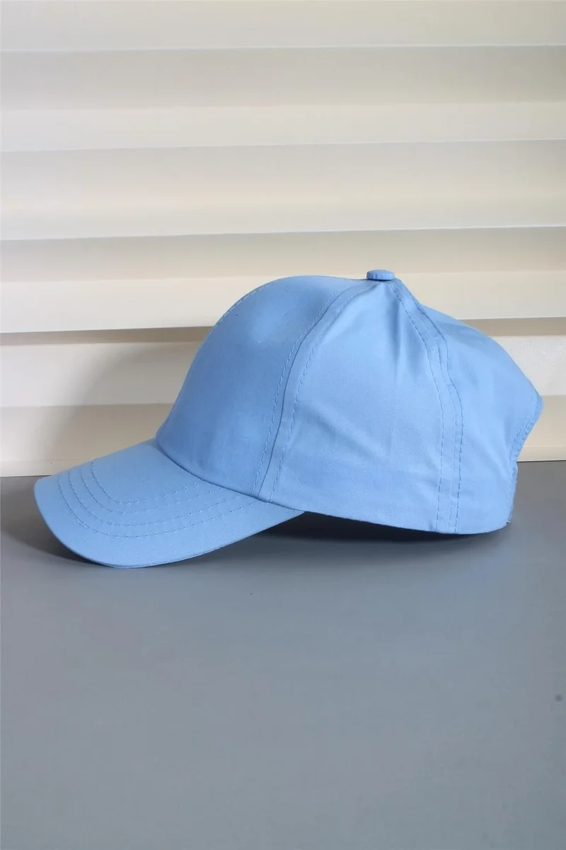كابيلو Blue Sports Hat Unisex Adjustable Back Velcro 24SAPKADUZ