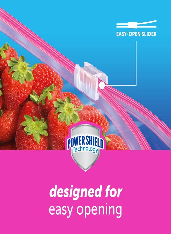 Ziploc Quart Food Storage Slider Bags, Power Shield Technology for More Durability, 20 Count - Image 5