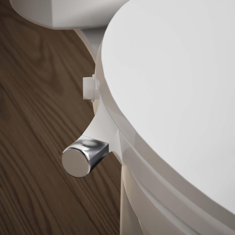 Kohler PureWash M300 Manual Elongated Bidet Toilet Seat, Chrome Handle, Quiet-Close Lid Prevents Slamming, Toilet Bidet, Easy Installation with Quick-Release Hinges, Self-Cleaning Wand - Image 5