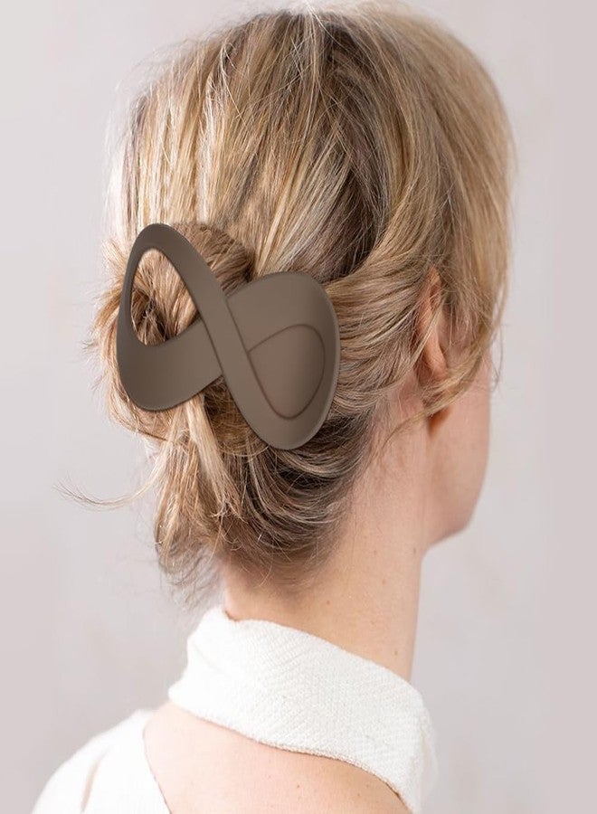 Dizila 6 Pieces Plastic French Hair Barrettes Flat Hair Clips Hair Claws Strong Hold Hair Clamps Hair Accessories for Women Girls - Image 4