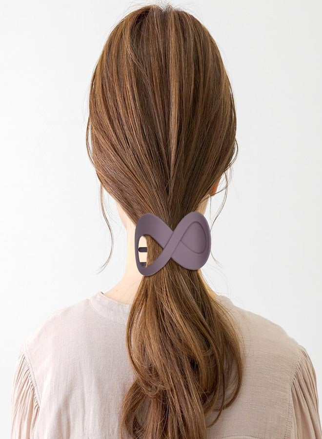 Dizila 6 Pieces Plastic French Hair Barrettes Flat Hair Clips Hair Claws Strong Hold Hair Clamps Hair Accessories for Women Girls - Image 5
