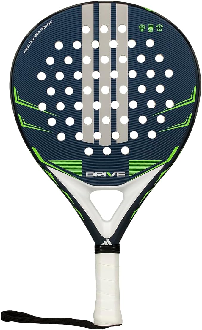 Adidas Drive Blue 2026 Padel Racket - Lightweight Performance Racquet For Control, Power & Comfort - Blue/Lime - Image 1