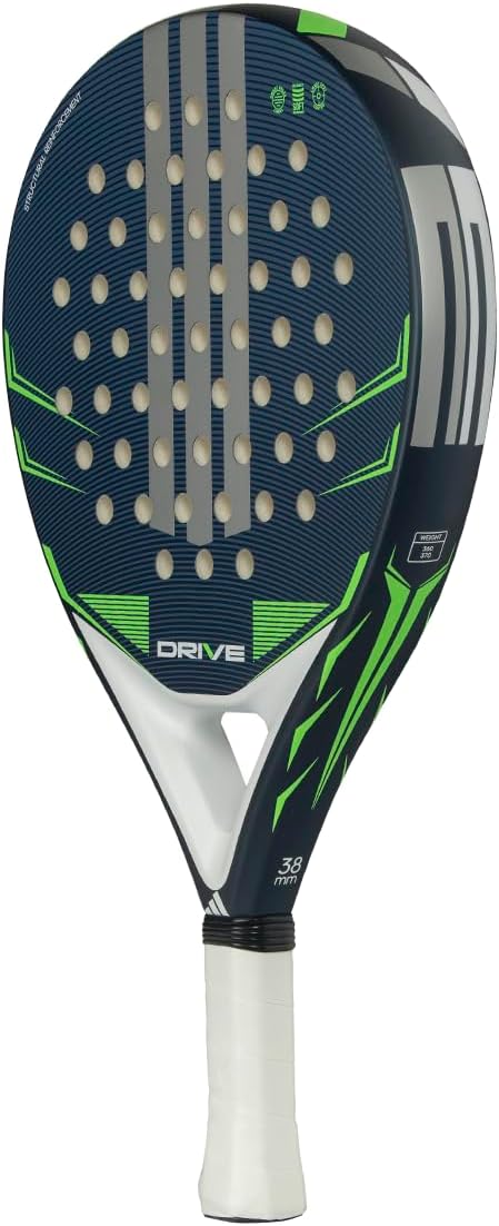 Adidas Drive Blue 2026 Padel Racket - Lightweight Performance Racquet For Control, Power & Comfort - Blue/Lime - Image 3