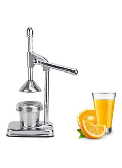 Manual Fruit Juicer Stainless Steel Manual Hand Press Juicer Squeezer Household Fruit Juicer Extractor