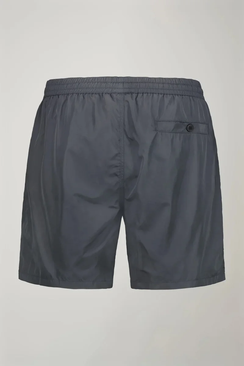 Doppelganger Grey Men's swimwear solid color - Anthracite for Men | Best Price UAE