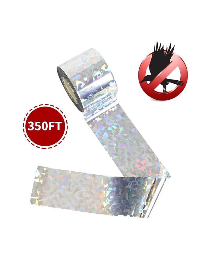 ريكسي شريط عاكس للضوء طارد للطيور فضي 350قدم - Image 1