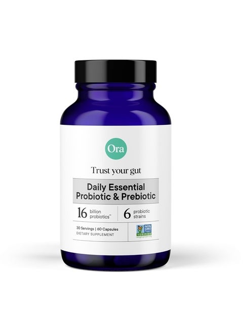 Probiotics with Prebiotics for Digestive Health 16 Billion CFU - Trust Your Gut - Strains - Acidophilus Lactobacillus Breve Bifidum Lactis