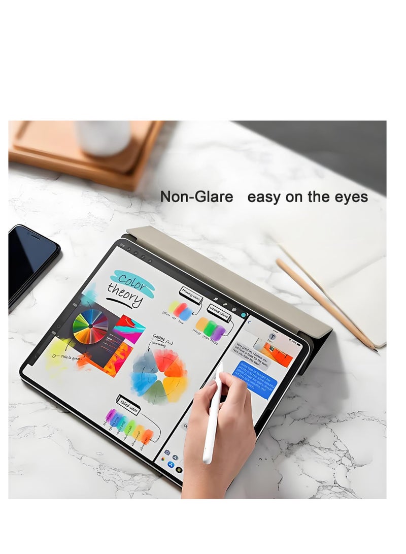 2Packs Paper Screen Protector for iPad Air 11-inch (M2) 2024/(M3) 2025, Matte Like PET Paperfeel Film for Drawing Writing Note Taking Feel Like on Paper - Image 2