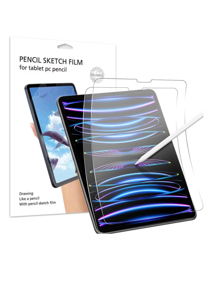 2Packs Paper Screen Protector for iPad Air 11-inch (M2) 2024/(M3) 2025, Matte Like PET Paperfeel Film for Drawing Writing Note Taking Feel Like on Paper - Image 3