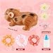 HOTBEST Silicone Pig Silicone 5 Inch Lifelike Pig Doll with Nursing Bottle and Clothing Accessories Cute Realistic Miniature Reborn Interesting Full Body Toys Brown E - Image 4