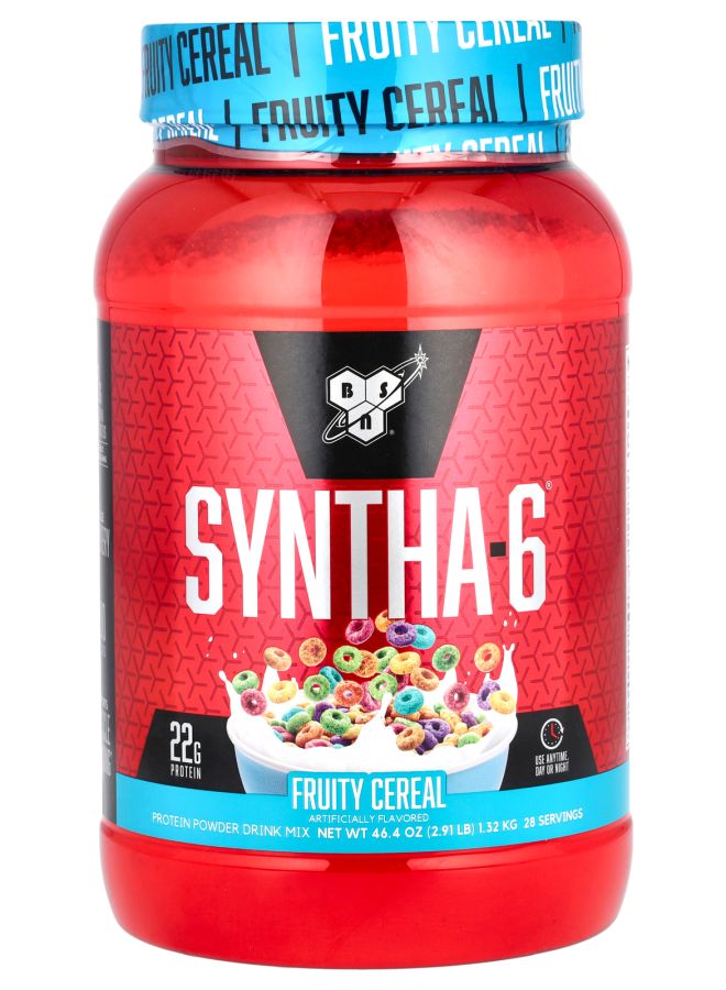 BSN Syntha-6® Protein Powder Drink Mix Fruity Cereal 2.91 lb (1.32 kg) - Image 1