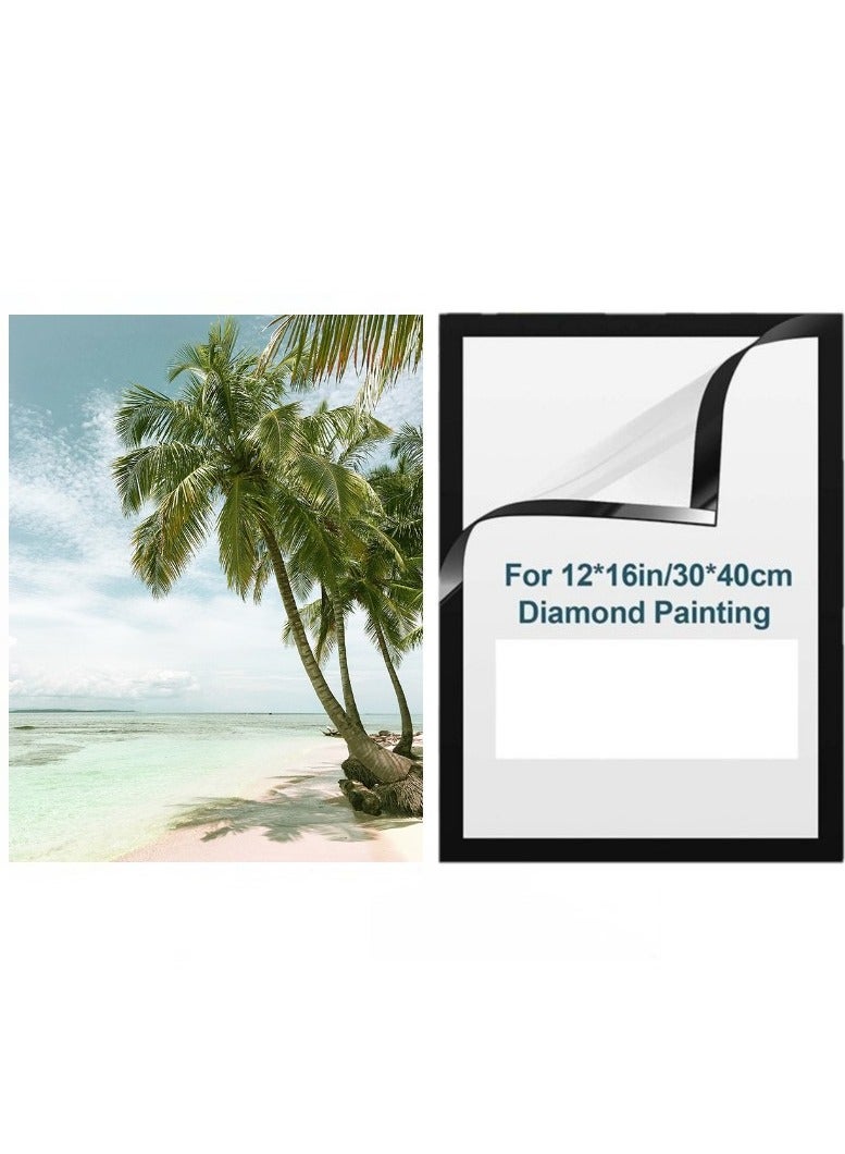 Bluejw 5D Diamond Painting Kits For Adults,Beach And Sea View Diamond Art Kits,DIY Full Drill Crystal Gem Arts and Crafts,Ideal For Home Recreation And Wall Decor - Image 1