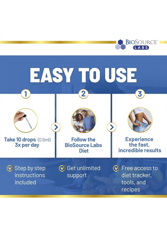 BioSource Labs Complex ProMAX Premium Diet Drops (1 x 2 oz Bottle) - Image 3