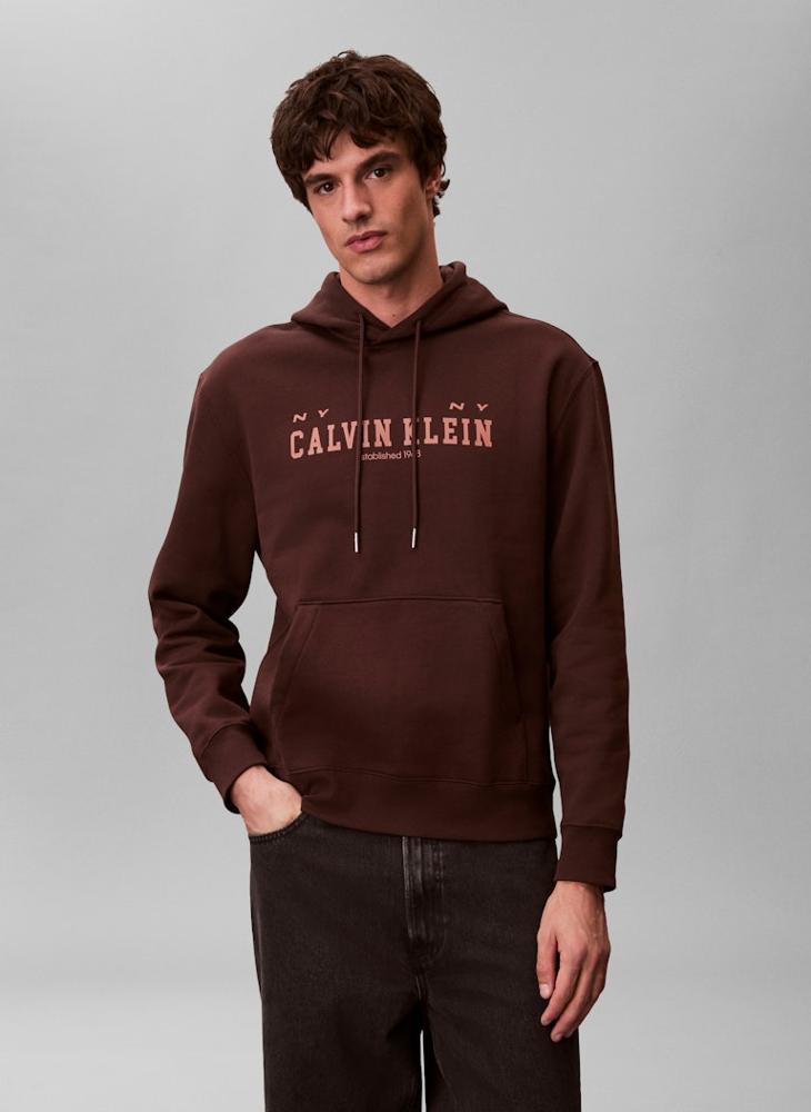 Calvin Klein Jeans Fleece Collegiate Hoodie - Image 1