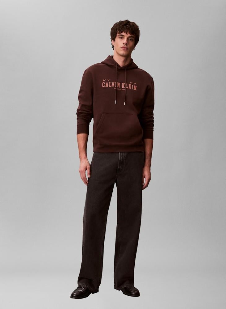 Calvin Klein Jeans Fleece Collegiate Hoodie - Image 5