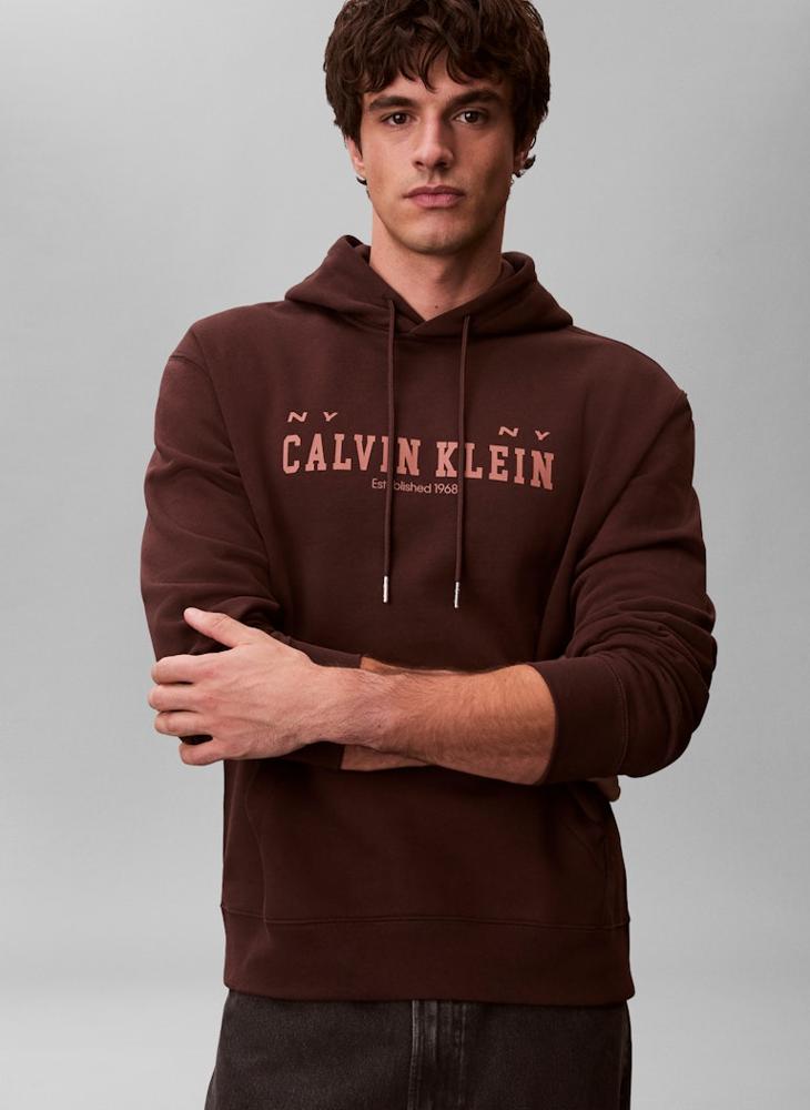 Calvin Klein Jeans Fleece Collegiate Hoodie - Image 3