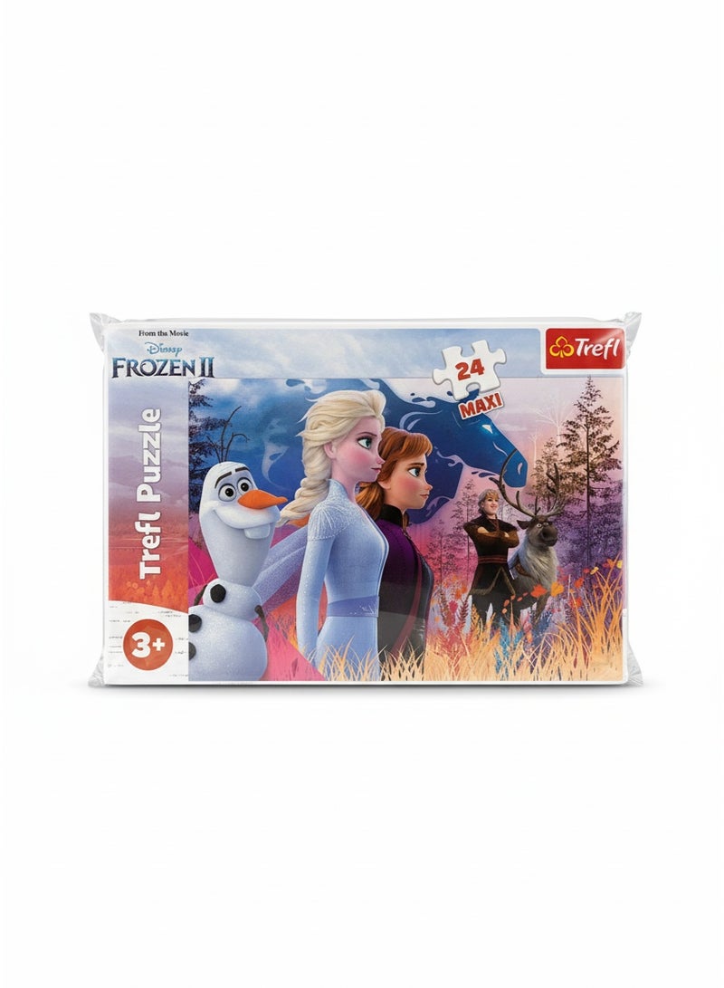 Trefl Puzzle 24 Maxi - Frozen II - Image 1