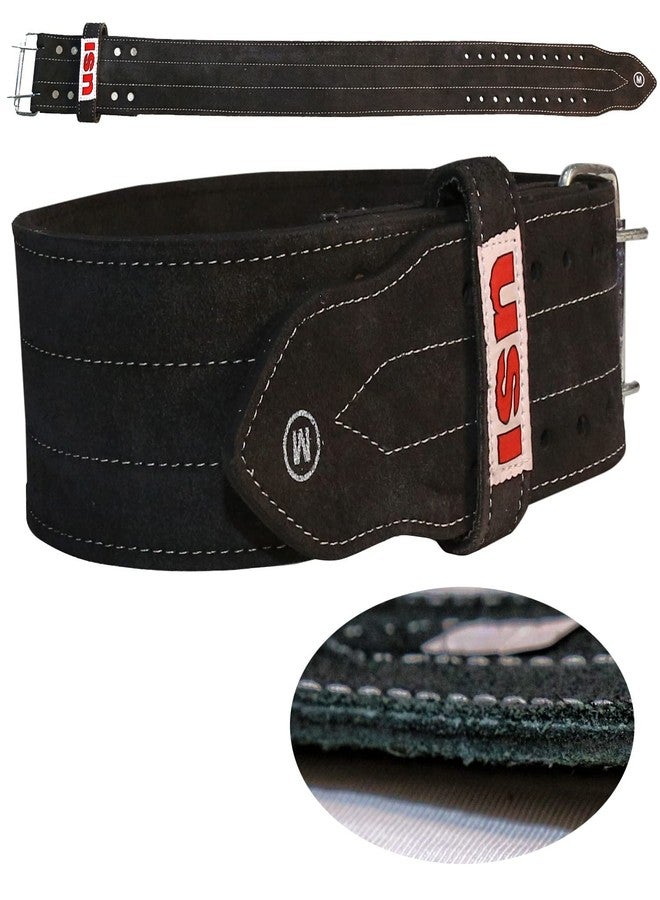 USI UNIVERSAL THE UNBEATABLE Power Lifting Belt, 790PL (Light 6mm Thick Leather, Black, Medium) Weight Lifting Belt For Men & Women Weightlifting Competition Workout Training Weight Support Belt - Image 1