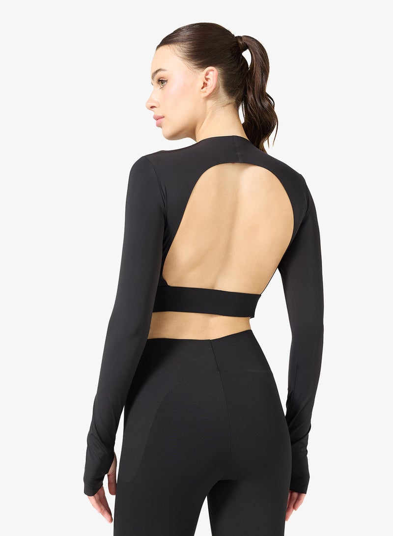 Calvin Klein Sports INTENSE POWER MOCK NECK LS TOP - Image 3