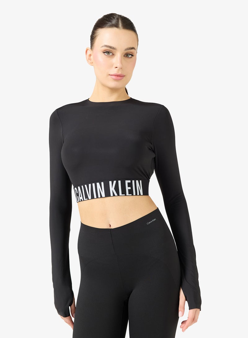 Calvin Klein Sports INTENSE POWER MOCK NECK LS TOP - Image 2