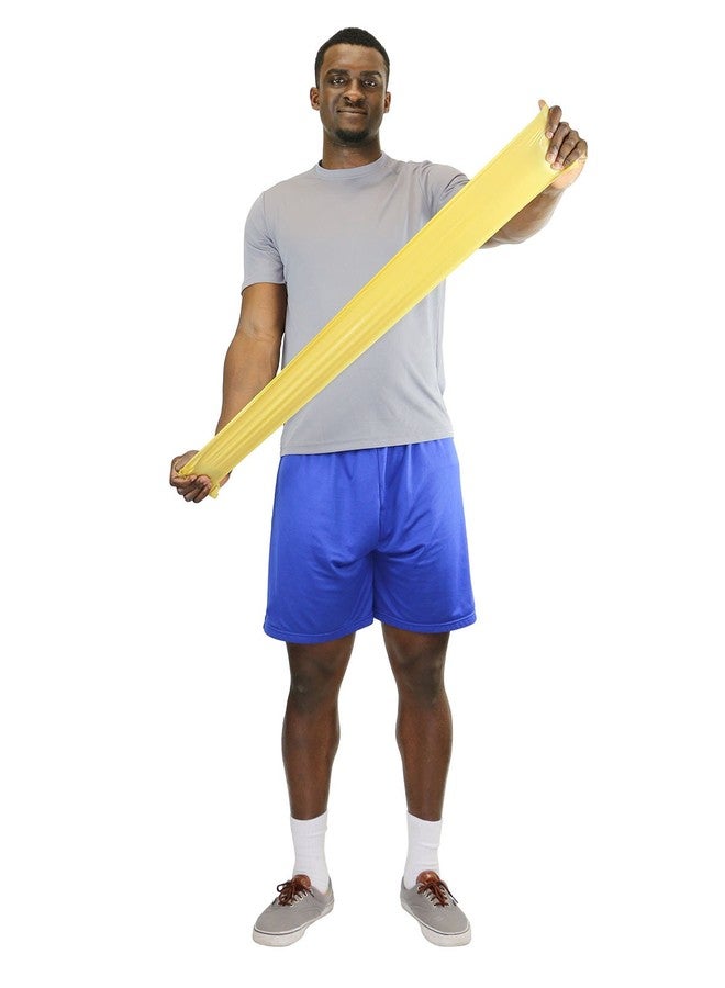 Cando 10-5610 Tan Latex-Free Exercise Band, XX-Light Resistance, 6 yd Length - Image 2