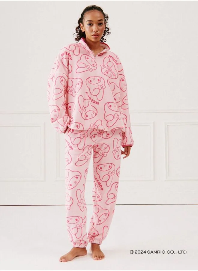 UNDIZ My melody fleece trousers