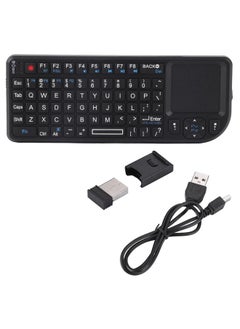 Thoraya 2.4GHz Wireless Touchpad/Rechargeable Ultra Mini Thin USB Backlit Keyboard for PS3/4, for XBOX 360  - Image 1