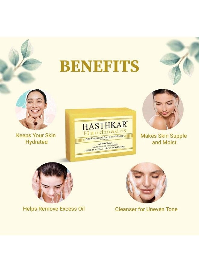 byPurenaturals - Hasthkar Handmades Glycerine Anti Fungal Anti Becterial Soap 125Gm Pack Of 6 - Image 1