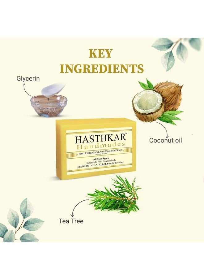 byPurenaturals - Hasthkar Handmades Glycerine Anti Fungal Anti Becterial Soap 125Gm Pack Of 6 - Image 1