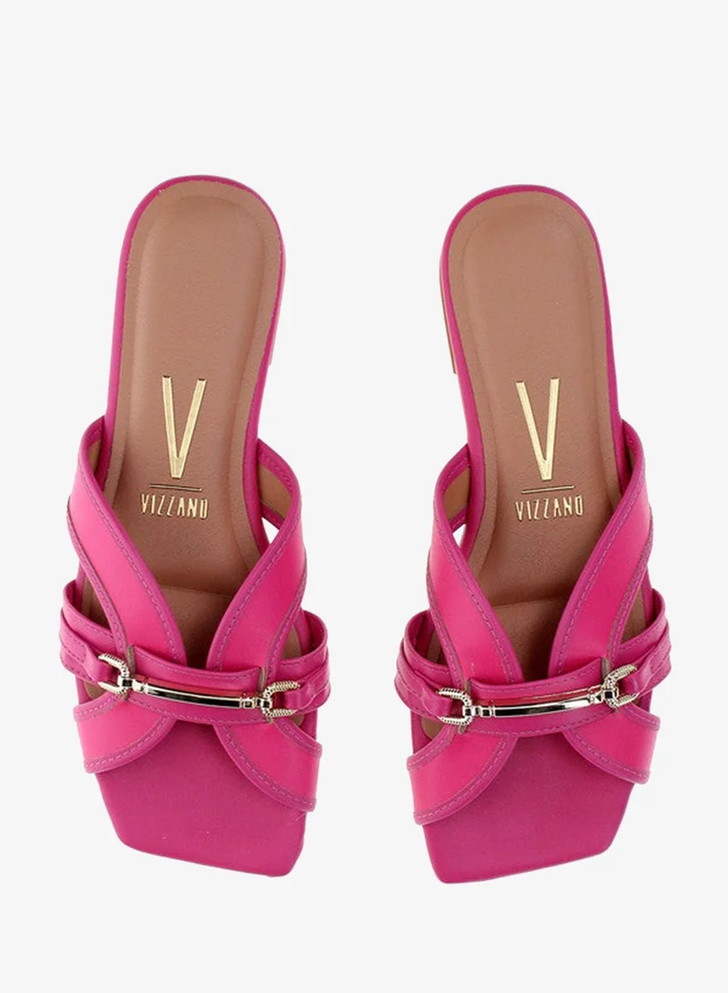 VIZZANO Pink Flat Sandals for Women – Stylish Ladies Flat Sandals & Comfortable Flat Slippers for Women | Best Price UAE