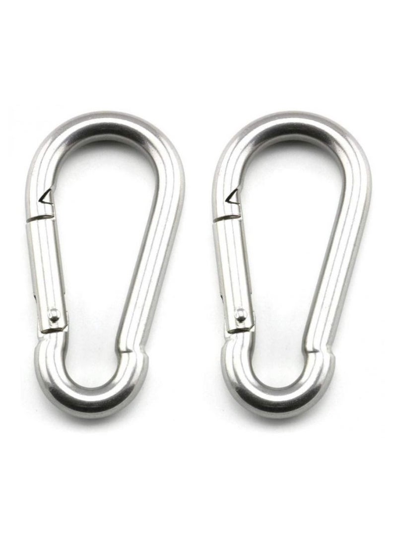 Alissa Heavy Duty Hammock Hanging Kit Pad Eye Plates Staple Ring Hook Ceiling Wall Mount Anchor Hooks Hanger for Swing Chair Suspension Shade Sail Hardware for Outdoor Indoor Activity (Stainless Steel)  - Image 4