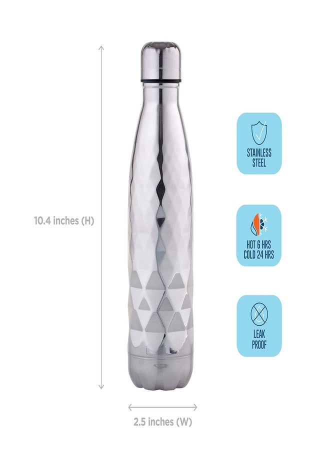 Smash Stainless Steel Dual Wall Water Bottle 16.9 fl.oz - Diamond - Image 3