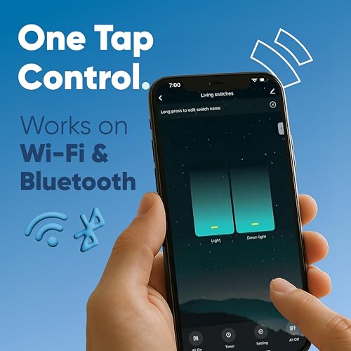 AZIOT SMART MODULAR 2 GANG PREMIUM TOUCH SWITCH (16amp Each) - GLASS (Not Acrylic): Elevate Your Home with Effortless Control (Fits in Anchor Roma Classic and similar plates) - Image 2