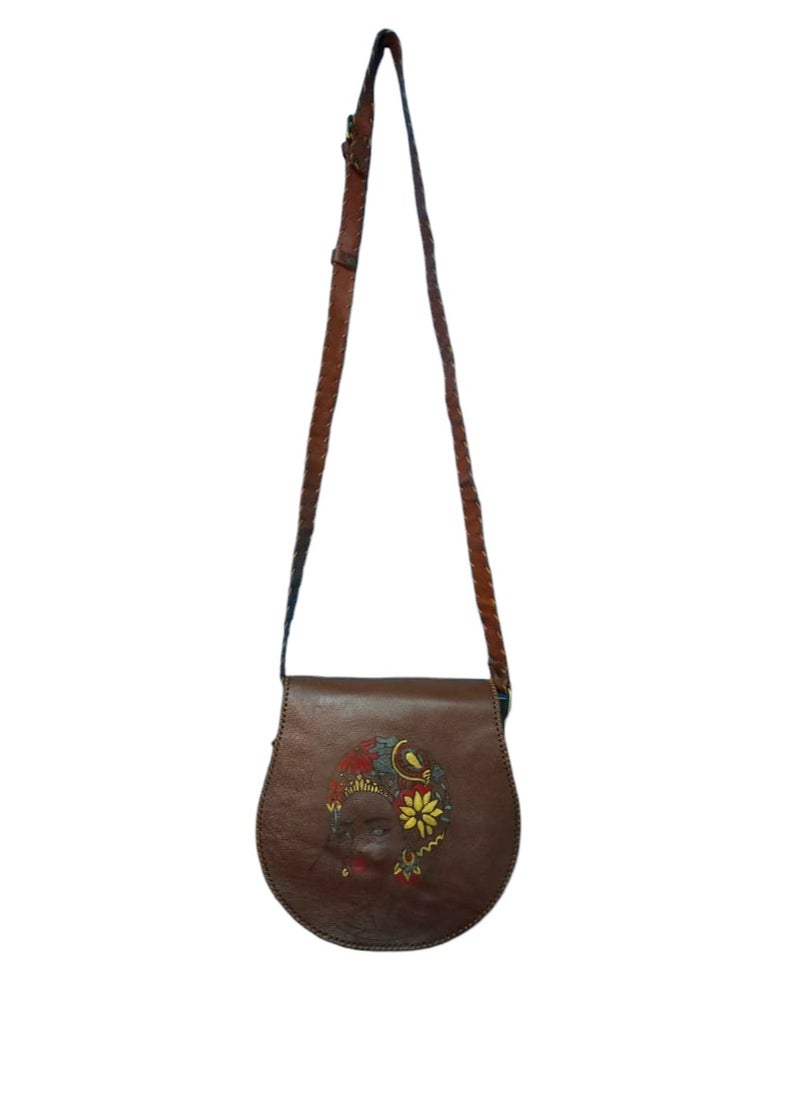 Sheer Fashionable Leather Crossbody Bag  - Image 2