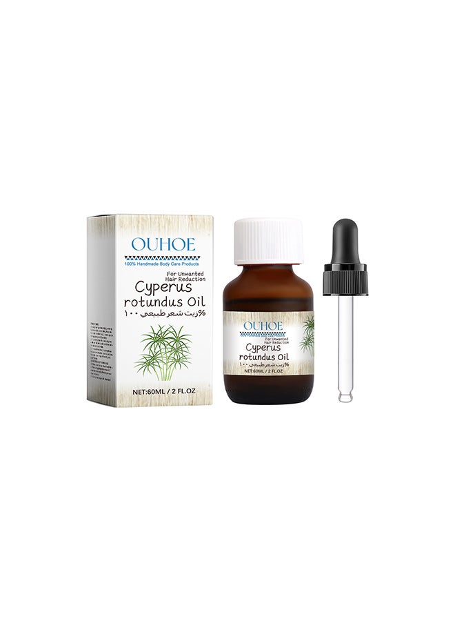 OUHOE 100% Handmade Body Care Products For Unwanted Hair Reduction Cyperus rotundus oil 60ml - Image 1