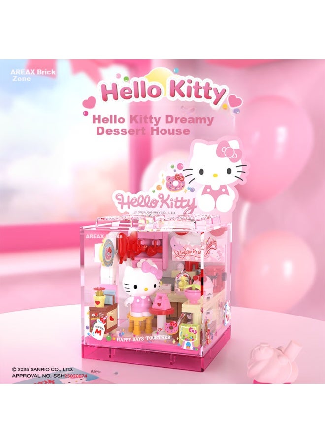 Senbao Areax Brick Zone Sanrio o Kitty Dream Dessert House Building Block Model Toy Gift - Image 2
