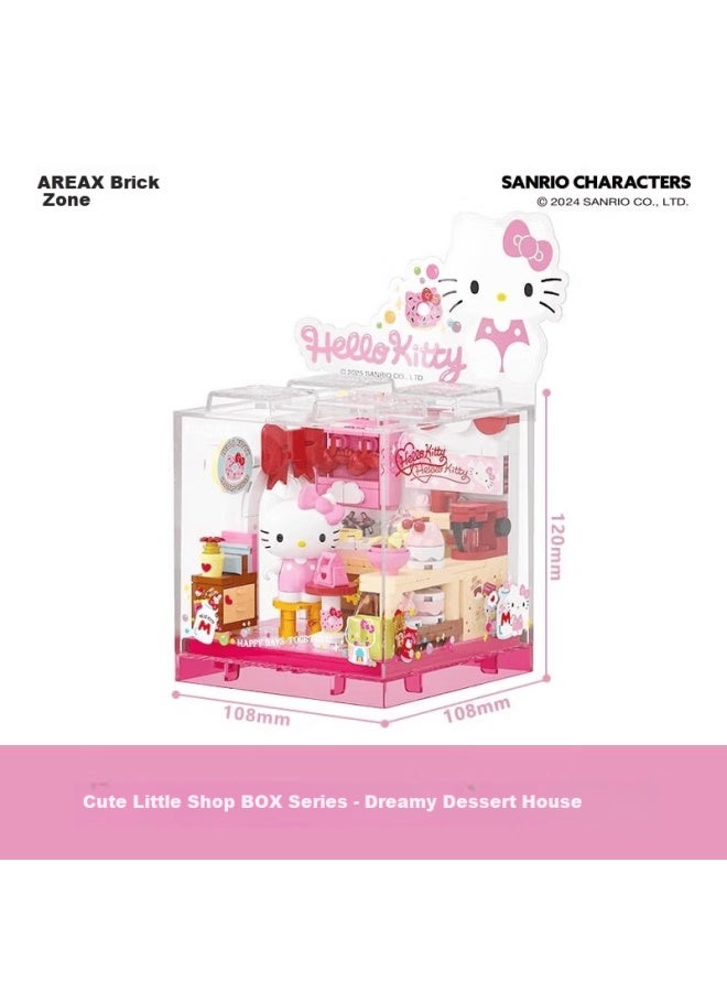 Senbao Areax Brick Zone Sanrio o Kitty Dream Dessert House Building Block Model Toy Gift - Image 3