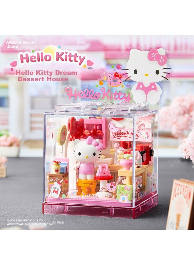 Senbao Areax Brick Zone Sanrio o Kitty Dream Dessert House Building Block Model Toy Gift - Image 1