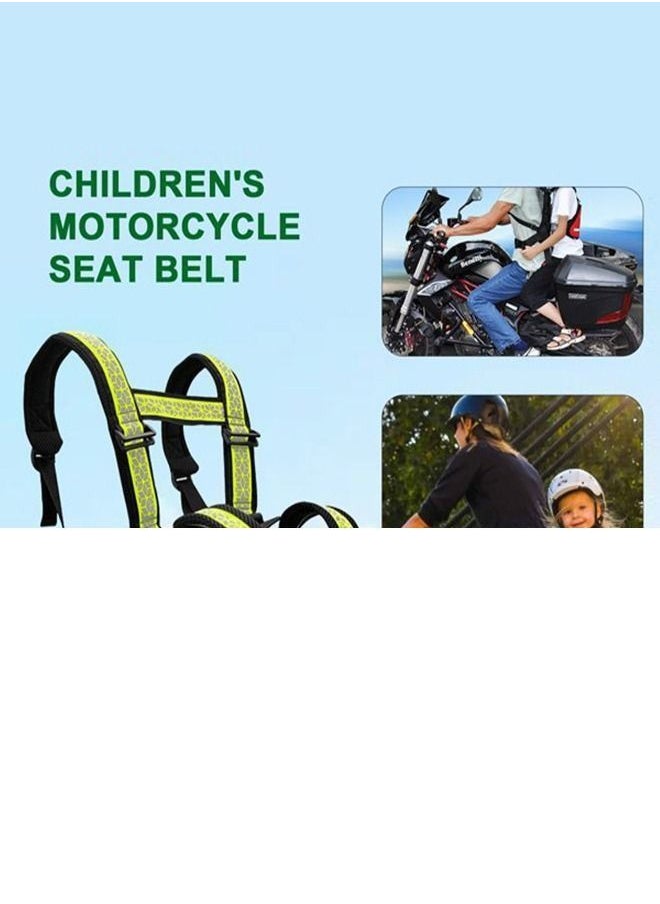 Generic - Children's Motorcycle Harness Seat Belt Adjustable Non-slip Protection Motorcycle's Strap and Passenger Safety Belts for Children, Boys & Girls - Image 1