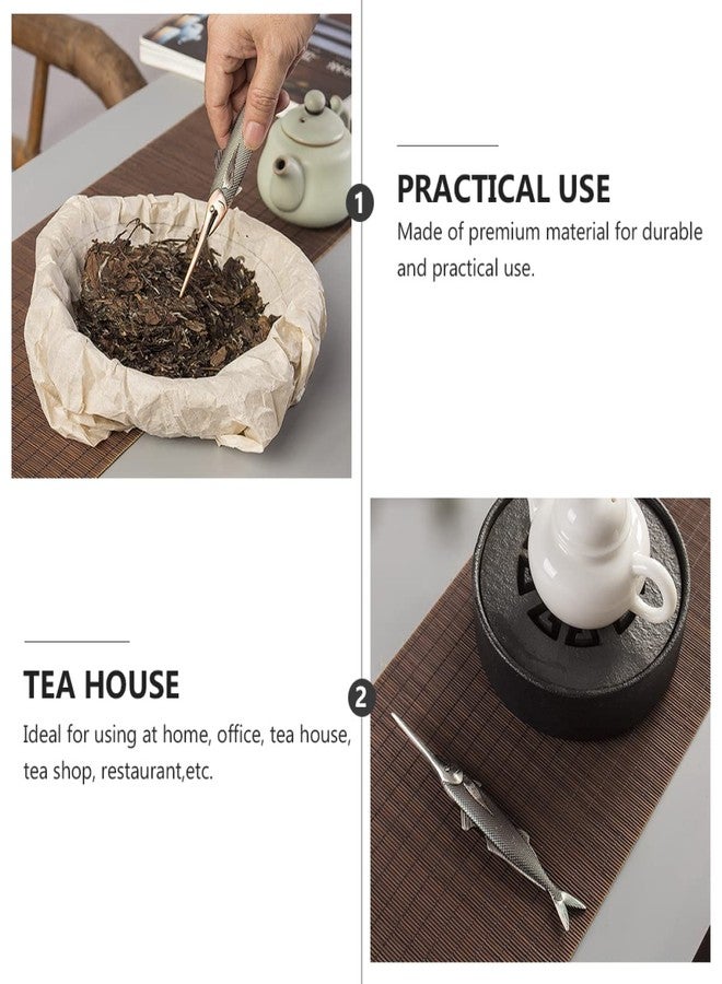 TOYANDONA Puerh Tea Needle Ice Pick Tools Puerh Tea pu tea ice pick for breaking ice Antique Fish Cake Pocket Ice Pick Metal Tea Knives - Image 2