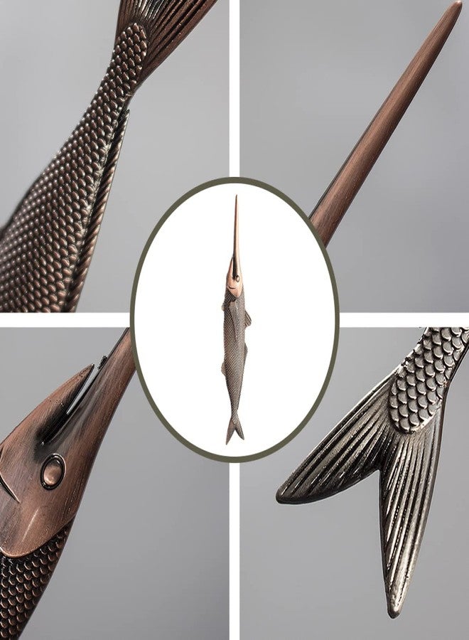 TOYANDONA Puerh Tea Needle Ice Pick Tools Puerh Tea pu tea ice pick for breaking ice Antique Fish Cake Pocket Ice Pick Metal Tea Knives - Image 3