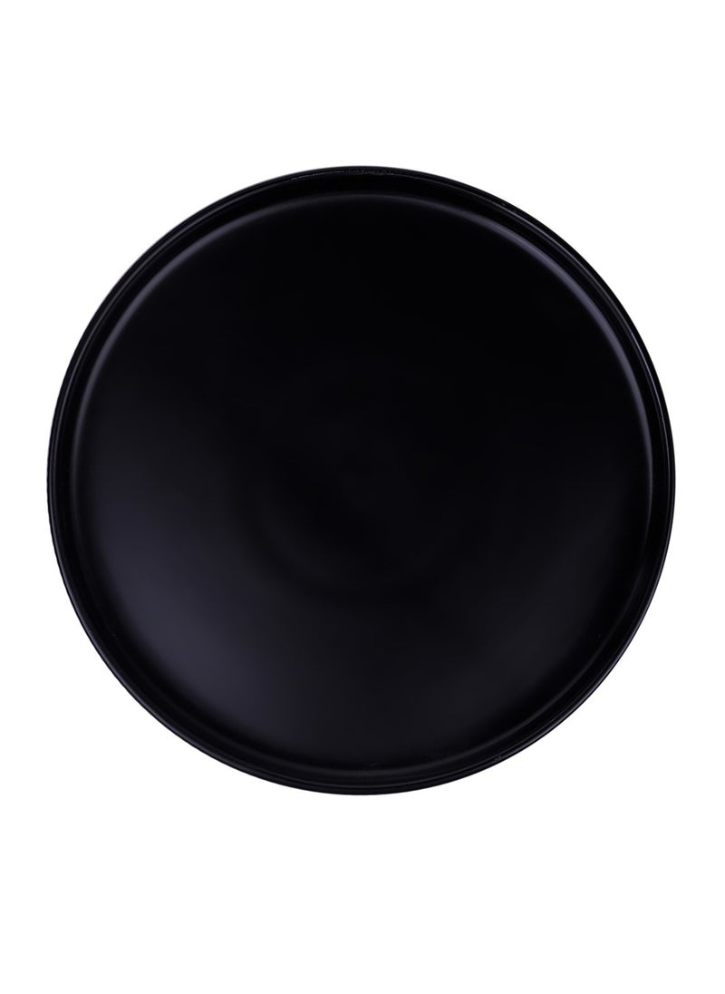 Cuisine Art - Cuisine Art SAHA 12-Piece Stoneware Dinner Set - Black - Image 1