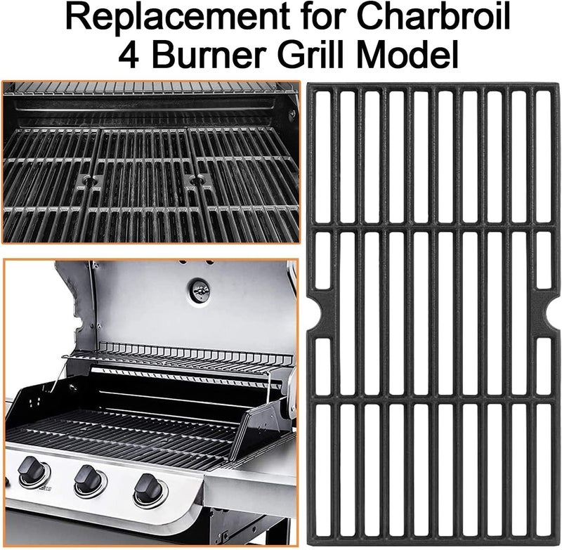 شبكات الشواء لمدفأة Charbroil Advantage 4، رقم المنتج: 463343015، 463344015، 463344116؛ أجزاء الفحم لمدفأة Advantage 2، رقم المنتج: 463340516؛ شواية غازية، رقم المنتج: G467-0002-W1؛ شبكات طهي من الحديد الزهر للتقنية الحرارية تحت الحمراء (True Infrared)، رقم المنتج: 463336016، بمقاس 16 15/16". - Image 5