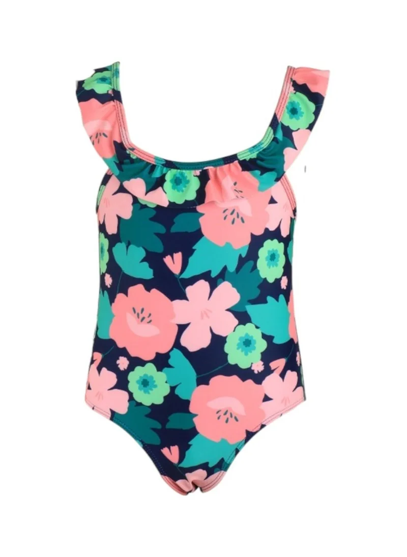 D'Daniela D' Daniela - Vibrant Bloom Splash Swimwear - Multicolor