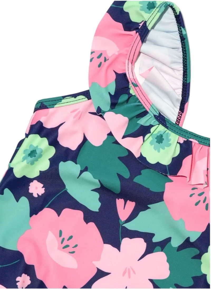 D'Daniela D' Daniela - Vibrant Bloom Splash Swimwear - Multicolor