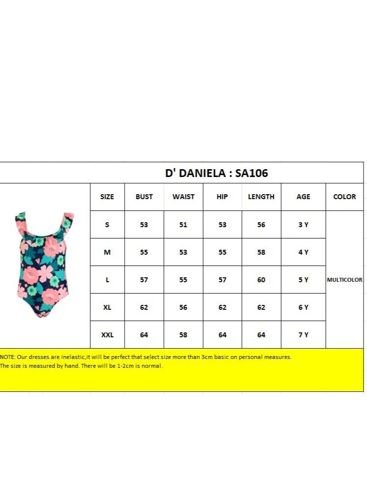 D'Daniela D' Daniela - Vibrant Bloom Splash Swimwear - Multicolor
